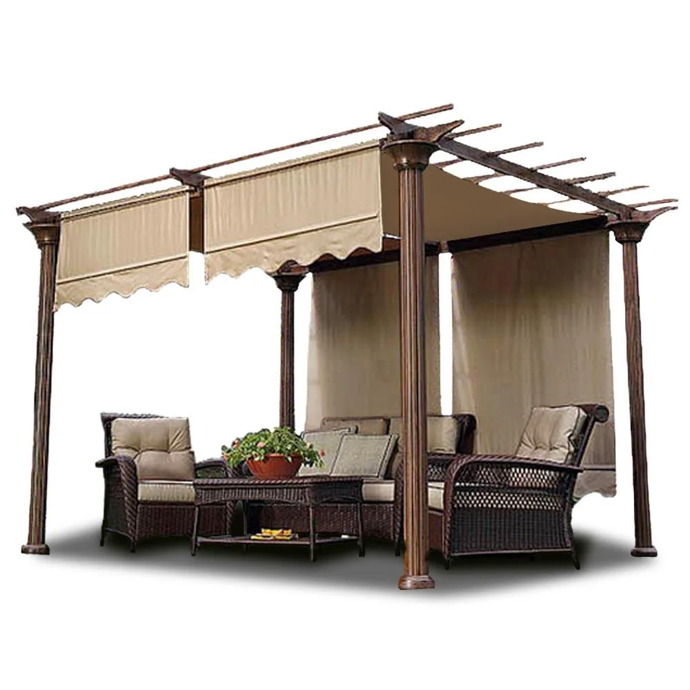 Yescom USA, Inc. Yescom USA, Inc. 07PCP002-15x4FB01-2 canopy cover replacement 2 pcs 15.6x4.2 ft 180g polyester UV20+ — product photo