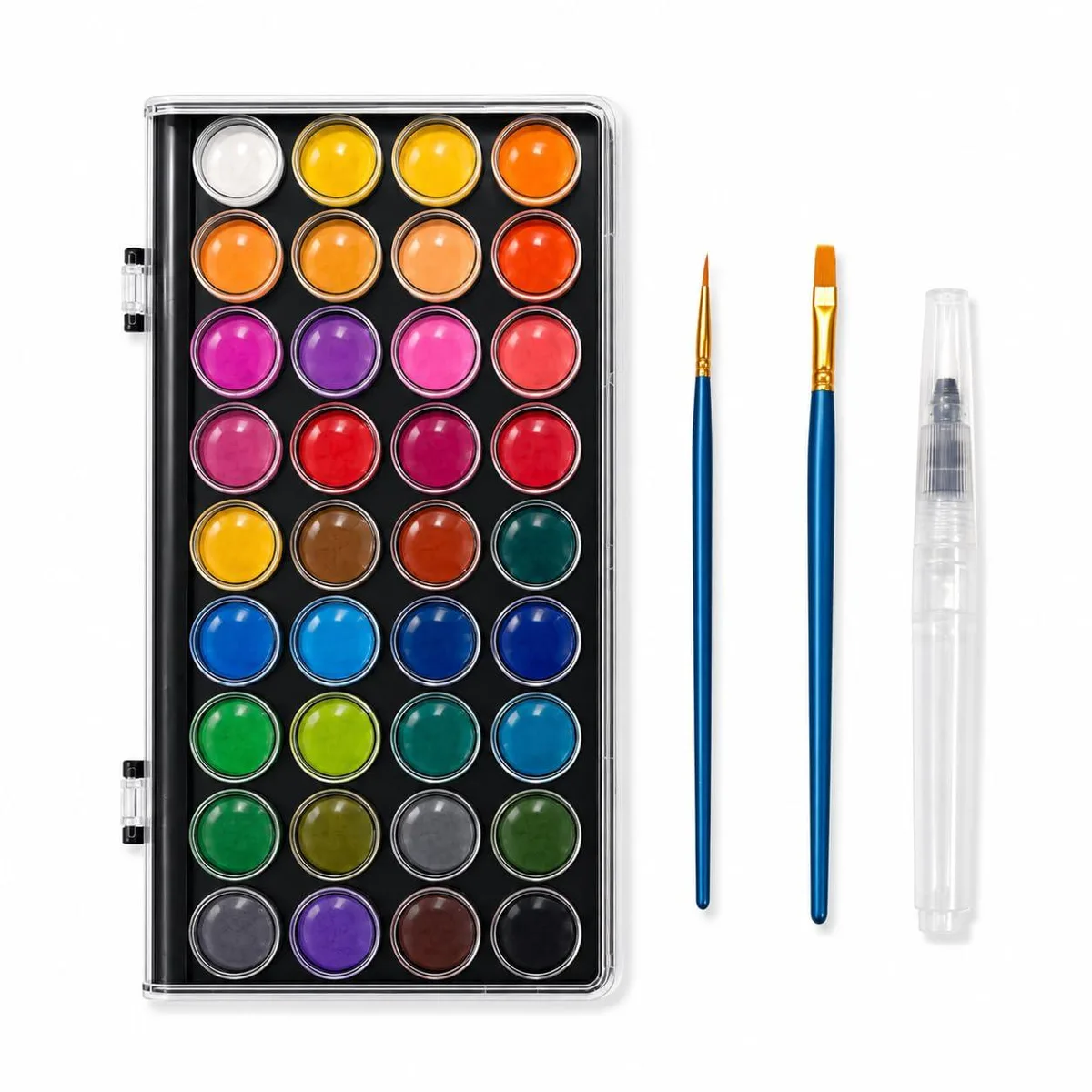  Blablaovy 36 Colors Watercolor Paint Set with 3 Brushes Pen — product photo