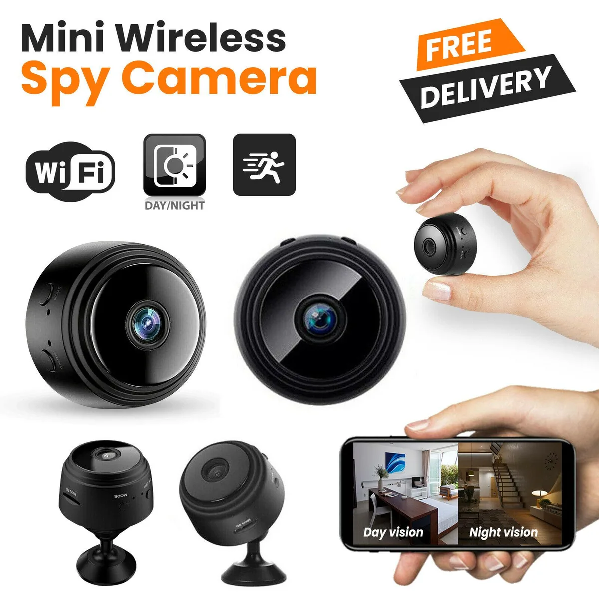 BOYIFZ BOYIFZ 1080P 150° WiFi Mini Spy Video Recorder — product photo