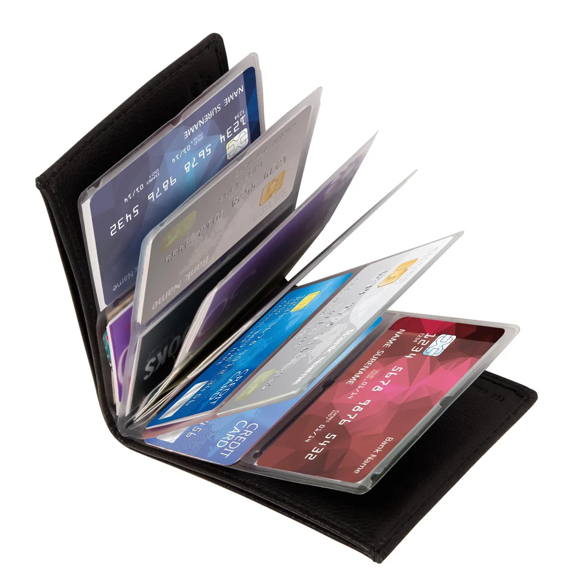 Allstar Products Group Allstar Products Group 1688 Wonder Wallet 24 card slots RFID blocking leather wallet — product photo