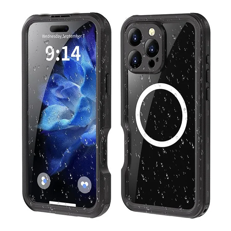 BONAEVER BONAEVER Magnetic Waterproof Case iPhone 16 Pro Max Black — product photo