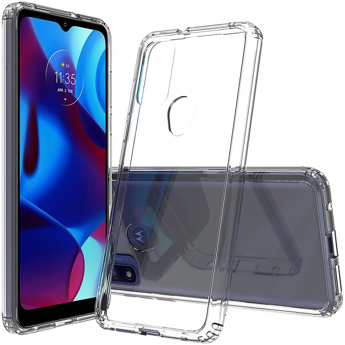 Nakedcellphone Nakedcellphone AquaFlex Clear Case for Moto G Power (2022) — product photo