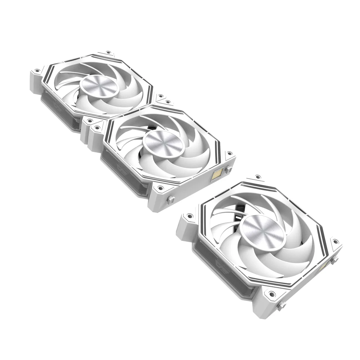 darkFlash darkFlash INF34R 120mm Reverse Blade PWM ARGB 3-Pack White — product photo