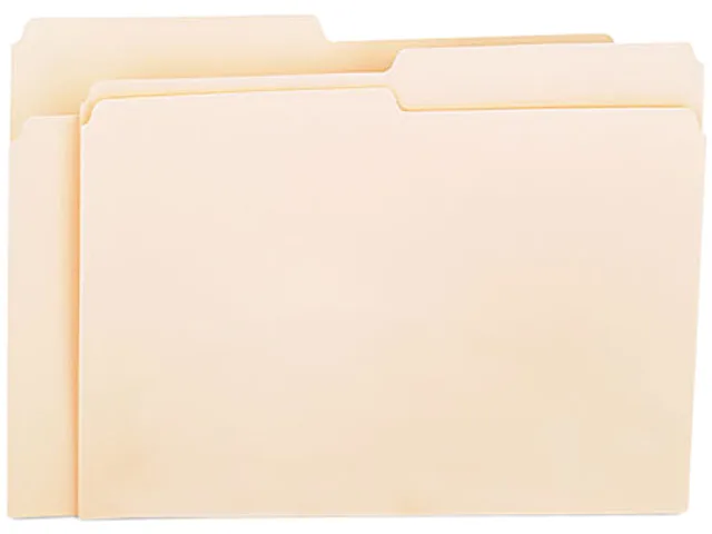 Universal Business Supply Universal Business Supply File Folders 1/2-Cut Top Tab Letter Manila 100/Box 12112 — product photo
