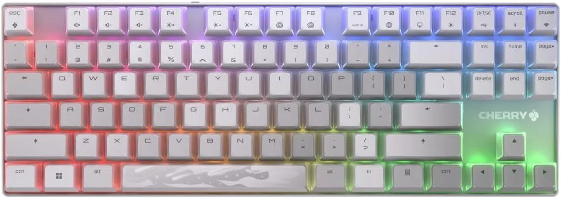 Cherry Cherry MX 8.2 TKL Wireless Gaming Keyboard XAGA White MX2A Brown Switch — product photo