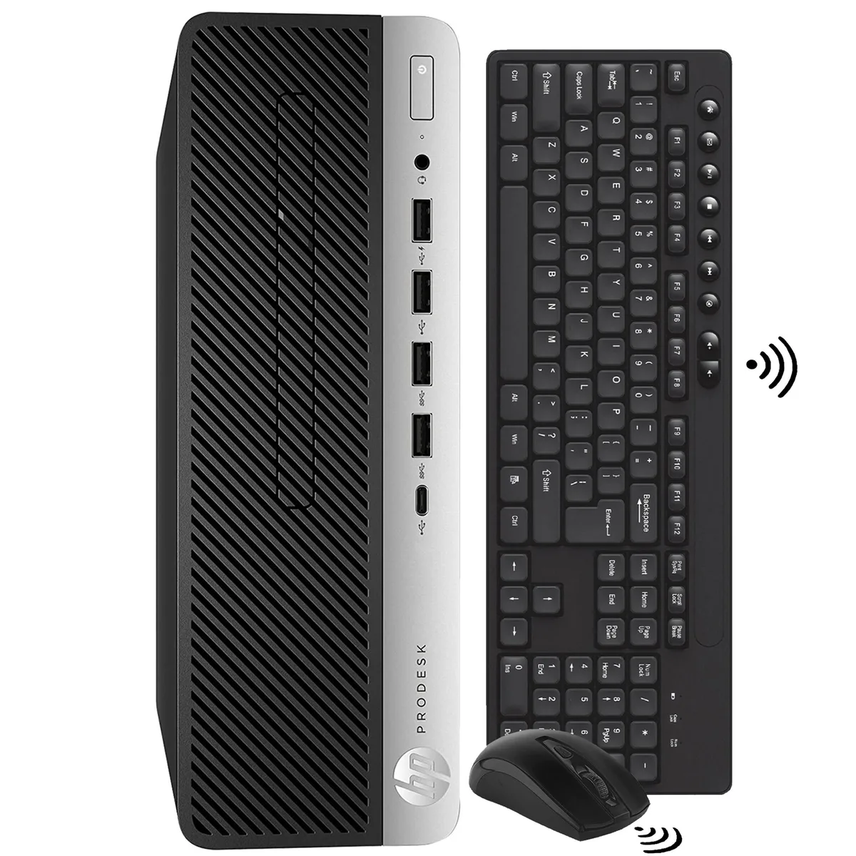 HP HP ProDesk 600 G3 SFF Desktop PC i7-6700 3.4GHz 32GB DDR4 512GB SSD Windows 10 Pro Black/Silver — product photo