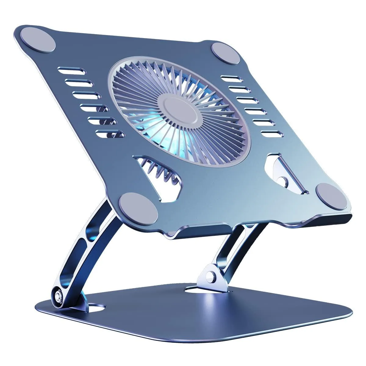  ENHANCE Laptop Cooling Pad Blue-Gray 140 mm 3 Fan 17 in — product photo