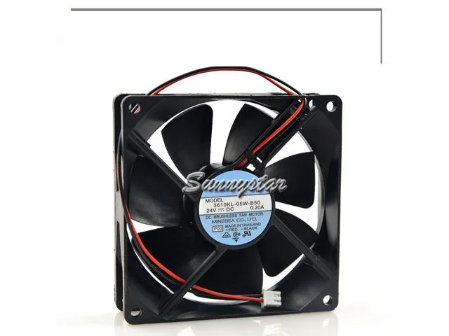 Zyvpee Zyvpee 3610KL-05W-B50 92x25mm 24V 0.20A 2 Pin Case Fan — product photo