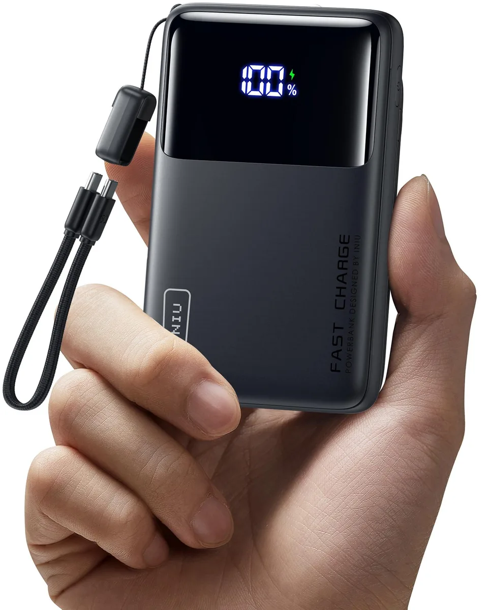  INIU P55 10000mAh 45W Power Bank Black — product photo