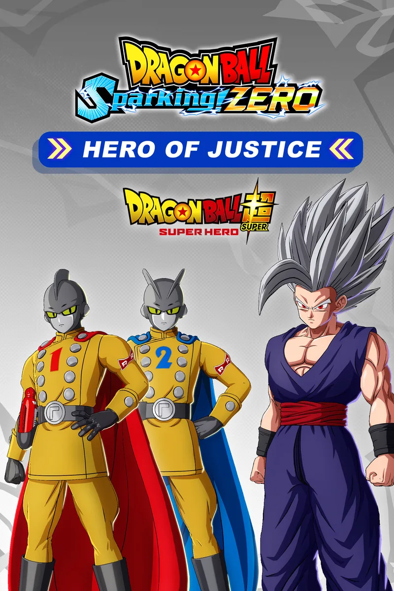 Bandai Namco Entertainment America Inc Bandai Namco 82707 Dragon Ball Sparking! ZERO HERO OF JUSTICE Pack downloadable game — product photo