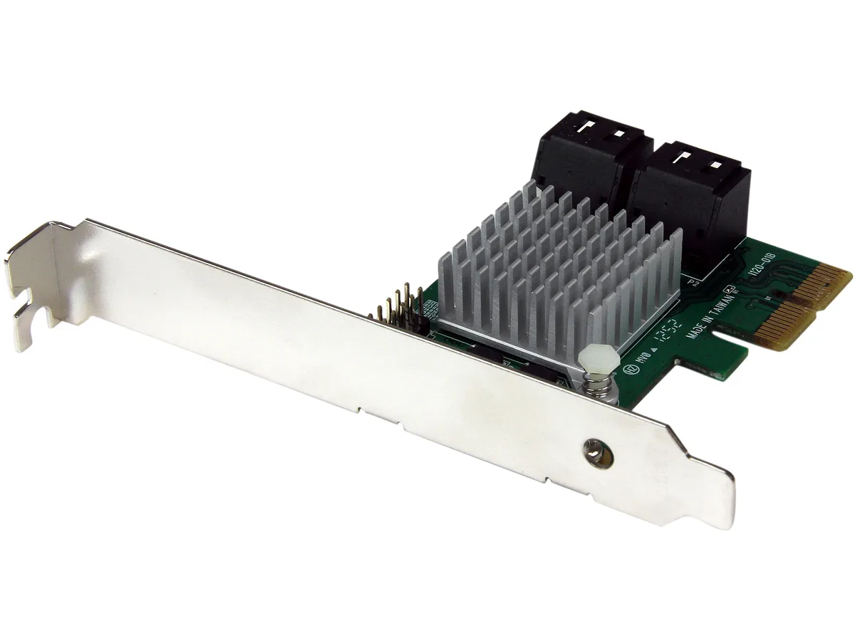 STARTECH STARTECH PEXSAT34RH 4-Port PCI Express 2.0 SATA 6.0 Gbps RAID expansion card — product photo