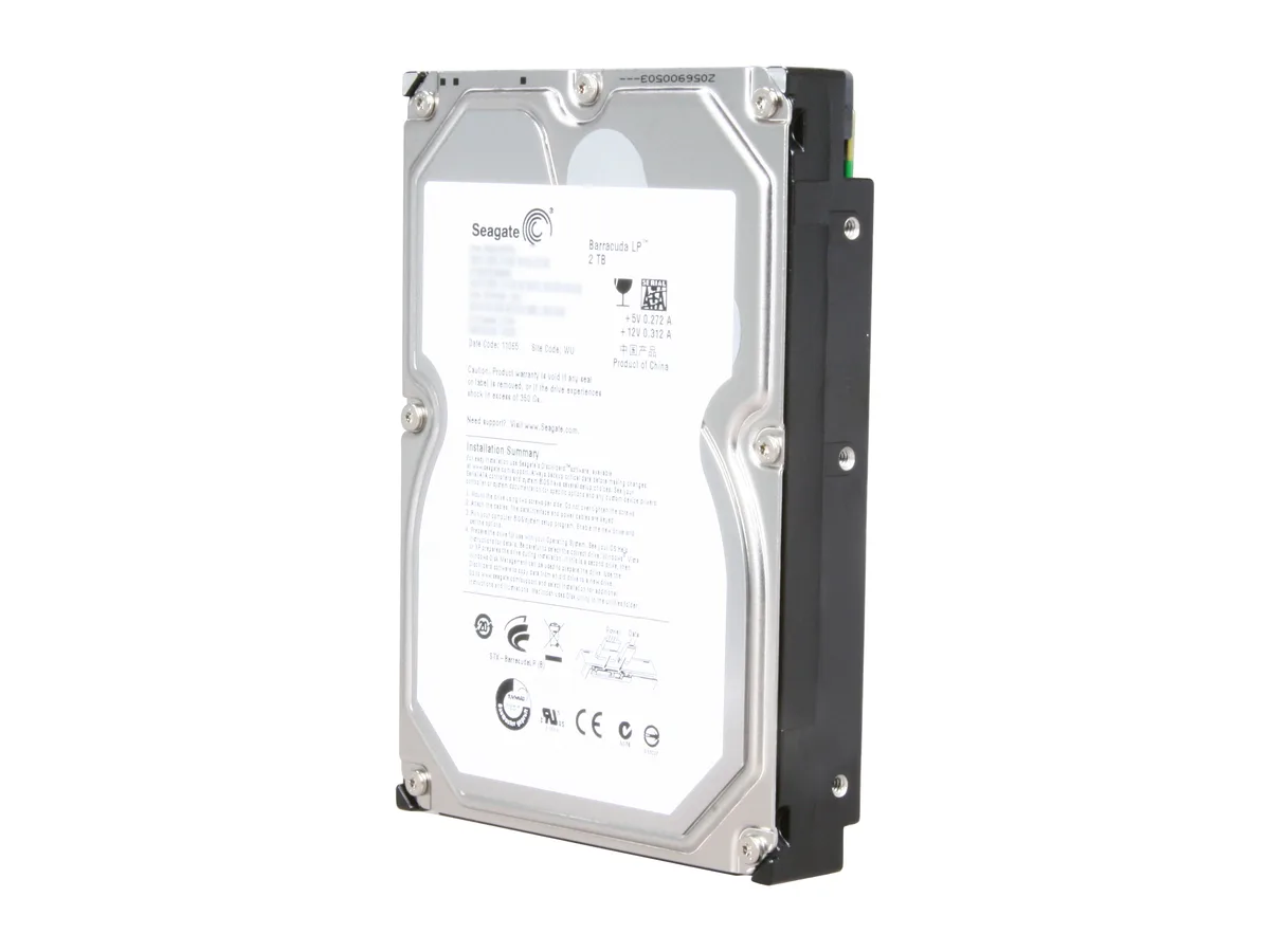 Seagate Seagate BarraCuda LP ST32000542AS 2TB 5900 RPM 32MB SATA 3.0Gb/s 3.5" internal hard drive — product photo