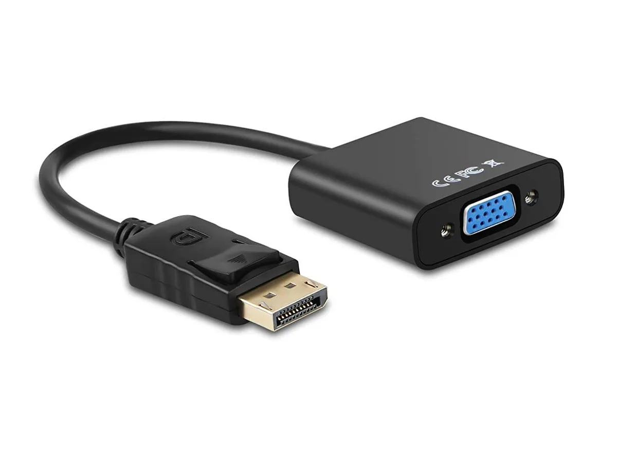 iXever iXever DisplayPort to VGA Adapter 1920x1080 60Hz Black — product photo