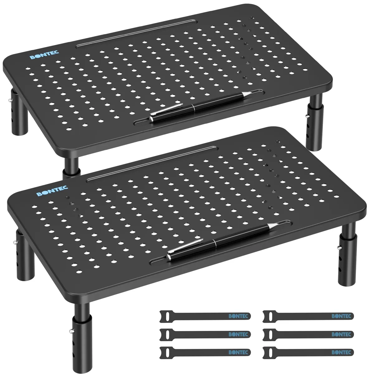 No Sew No Sew LR04-2P Monitor Stand 2 Pack 44 lb 3.9 4.7 5.5 in — product photo