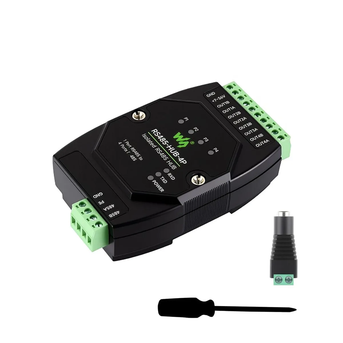 LORDWORLD LORDWORLD RS485-HUB-4P 4-Channel Isolated RS485 Hub Development Board — product photo