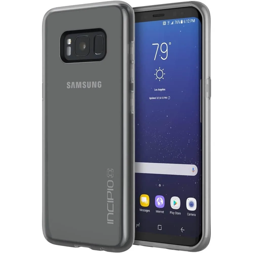 Clear polymer phone case model 854 for Samsung Galaxy S8