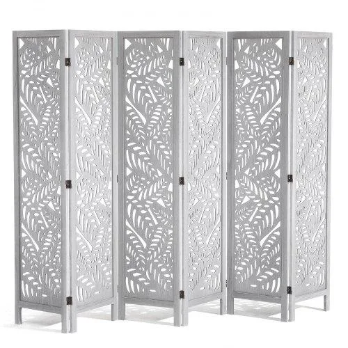VEVOR VEVOR 6-Panel Bohemian Room Divider White 66.9 in — product photo