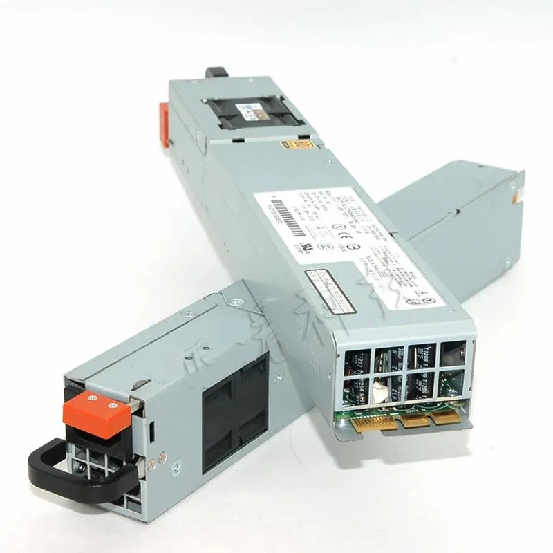 Rectangular ATX power supply unit with matte finish and cooling fan visible
