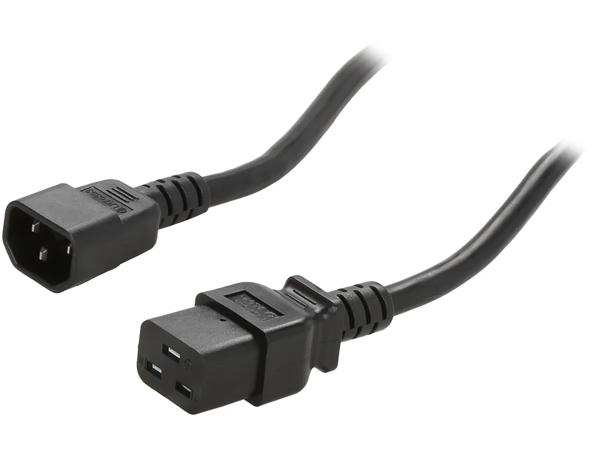 Tripp Lite Tripp Lite P047-006 6 ft IEC-320-C19 to IEC-320-C14 14AWG computer power extension cord — product photo