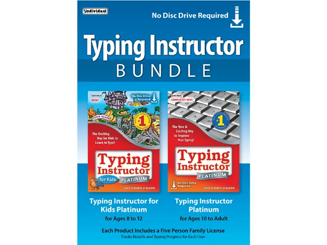 Individual Software Individual Software Typing Instructor Bundle Download typing learning — product photo