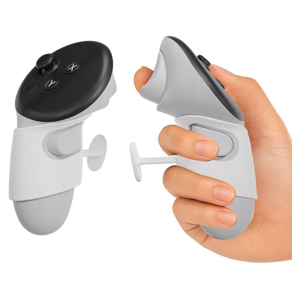 BoboVR Rivet-Lock Finger Grips for Quest 3/3S, Orange — product photo