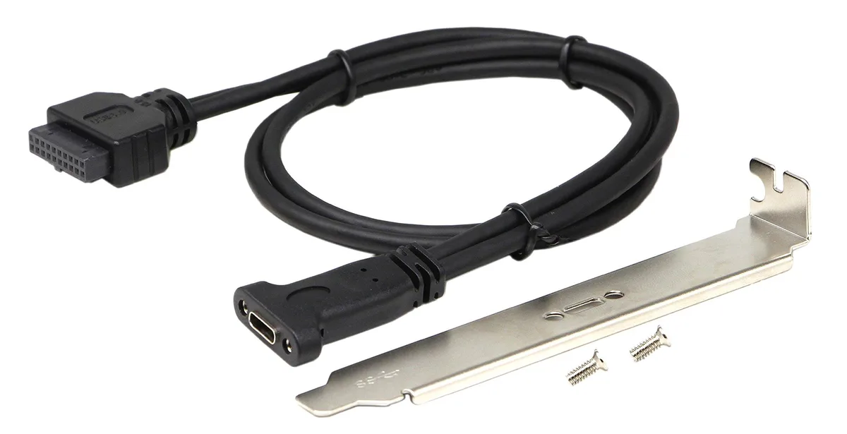 Vszerda Vszerda 50cm USB 3.0 19 Pin to USB C Front Panel Header Cable — product photo