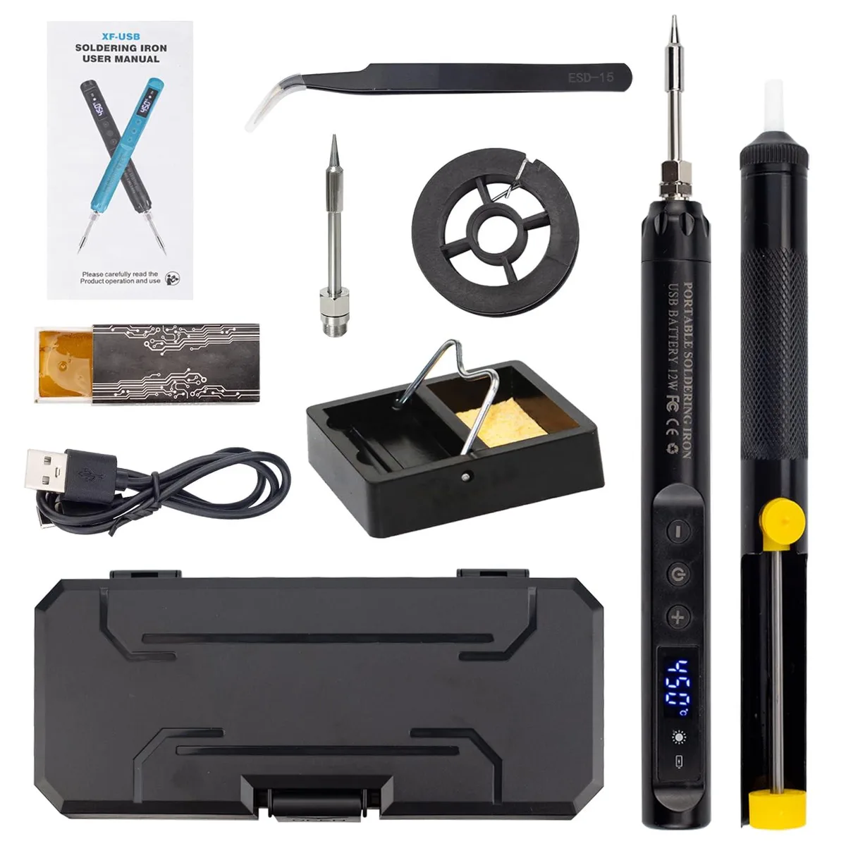  BATALO 45W Cordless Soldering Iron Kit with LCD Display — product photo