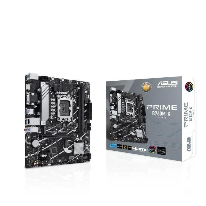 ASUS ASUS Prime B760M-K-CSM Intel B760 LGA 1700 mATX motherboard — product photo