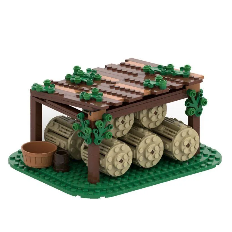 ZITIANYOUBUILD ZITIANYOUBUILD MOC-109506 Medieval Straw Bale 684 Parts — product photo
