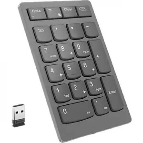 Lenovo Lenovo Go Wireless Numeric Keypad 4Y41C33791 Storm Grey 21-key RF — foto del prodotto