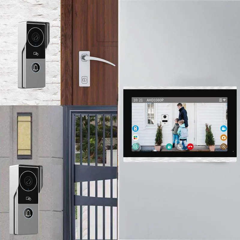 visiPower visiPower 10" 1080P Video Doorbell Intercom System 2 doorbell + 1 monitor — product photo