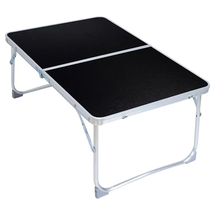 eForChina eForChina Alloy Computer Table Folding Black 61x41x27cm — product photo