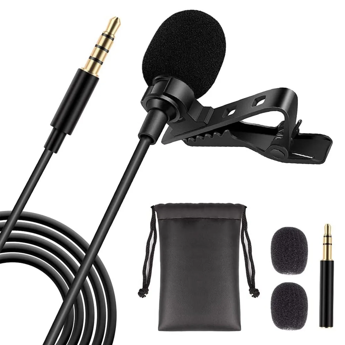 5 Core 5 Core CM MOB 2M Lavalier Microphone 3.5mm Omnidirectional Black — product photo