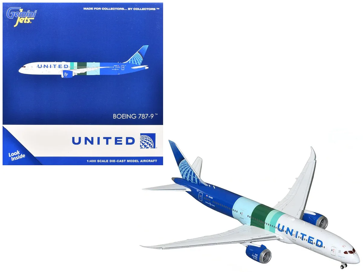 GeminiJets GeminiJets Boeing 787-9 United Airlines SAF N24988 1/400 Diecast Hobby Collectible — product photo