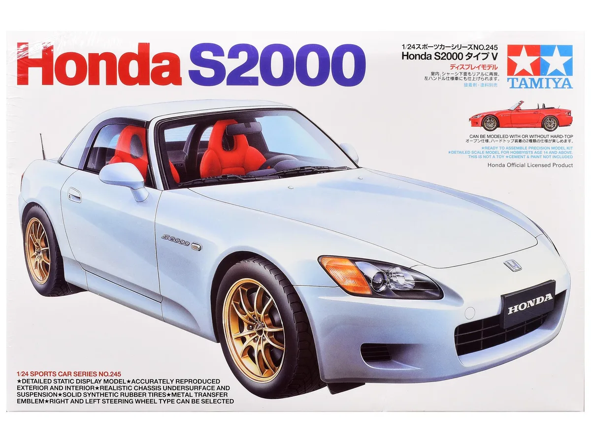 Tamiya Tamiya Honda S2000 1/24 Scale Model Kit — product photo