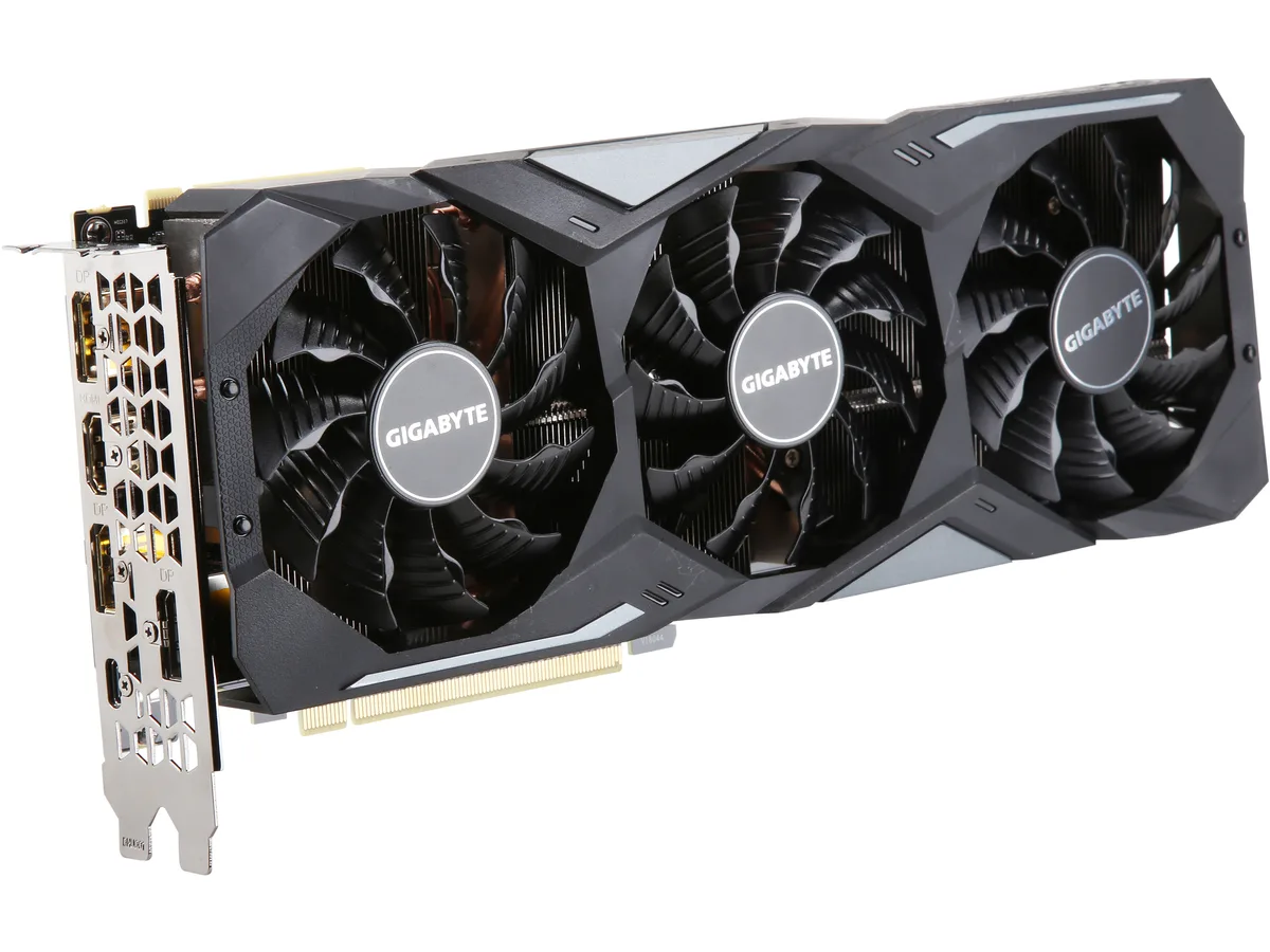 GIGABYTE GIGABYTE GV-N2080GAMINGOC-8GC GeForce RTX 2080 graphics card — product photo
