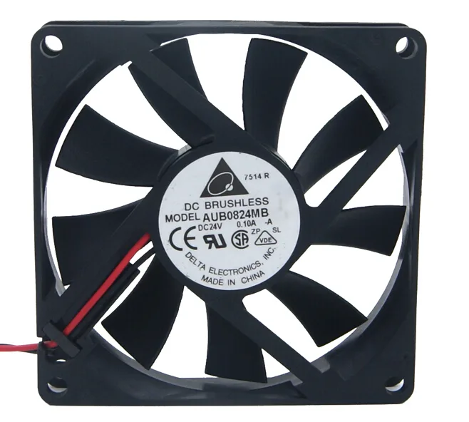OEM Industries OEM Industries AUB0824MB 80mm Ball Bearing Fan 24V 0.10A 2-Wire — product photo