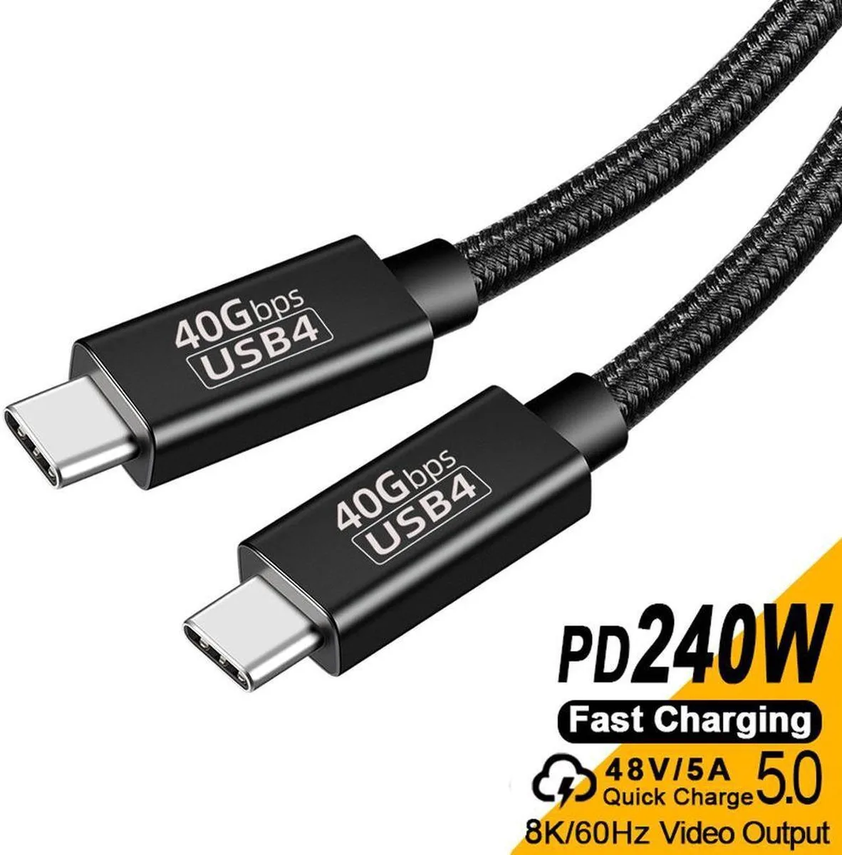 SMUGDESK SMUGDESK USB4 Cable 5FT 40Gbps 240W 8K@60Hz — product photo