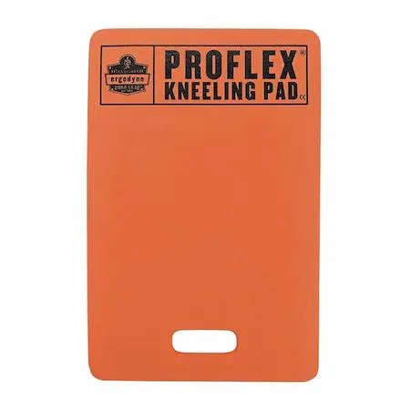 Orange foam kneeling pad 21 by 14 inches with cutout handle