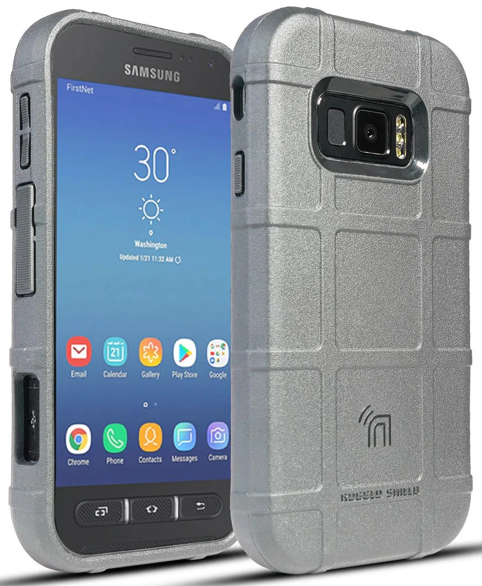 Nakedcellphone Nakedcellphone Rugged Shield Tactical Case Gray SM-G889A — product photo