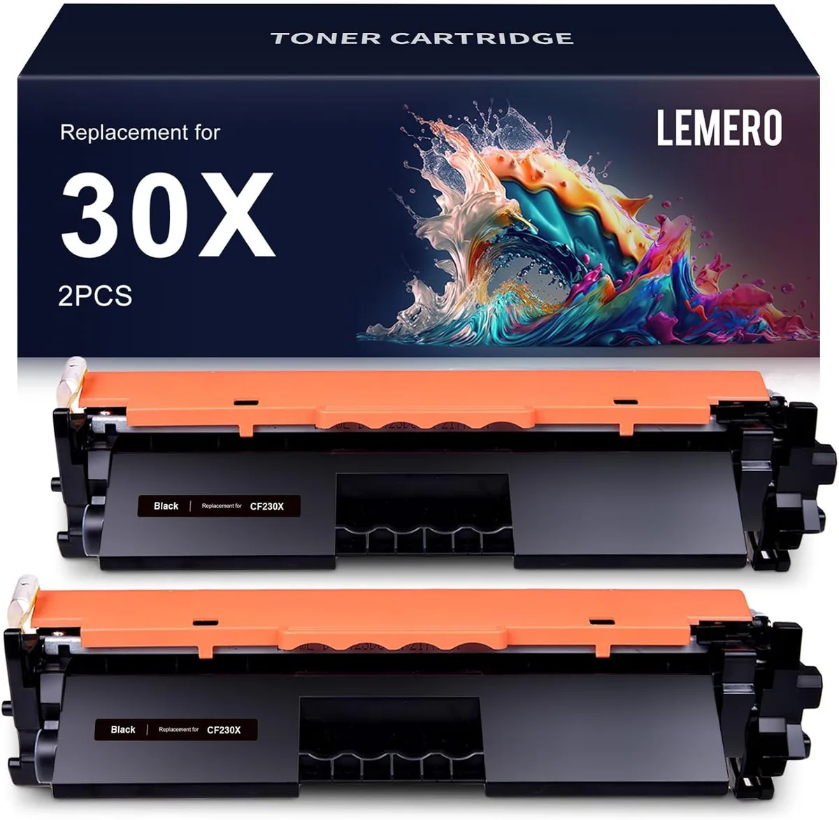 NuoTo NuoTo 30X CF230X compatible toner cartridge 2-pack black 3500 pages — product photo
