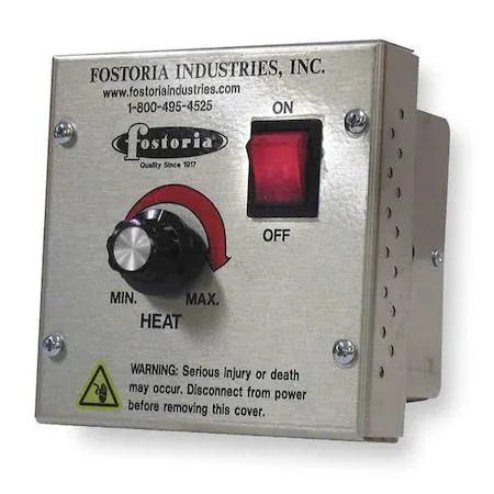 Fostoria VHC-32 wall-mounted HVAC control knob with off switch