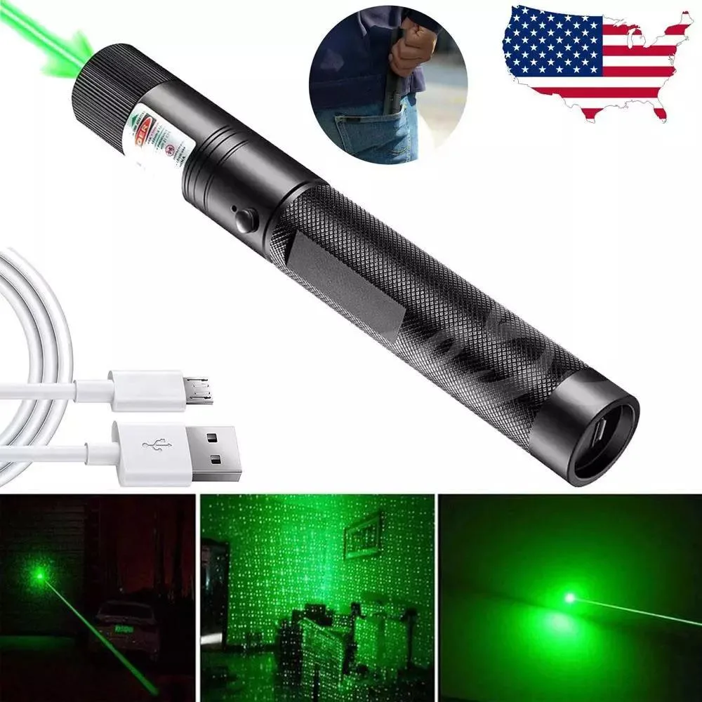 NShi NShi 990 Miles Green Laser Pointer 532nm USB Rechargeable — product photo