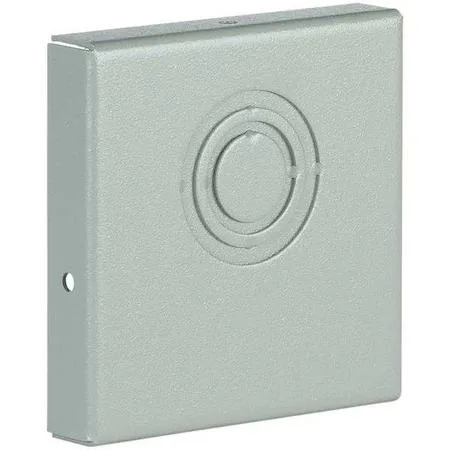 Wiegmann Wiegmann E0404 Wireway End Cap 4×4 in Gray Steel — product photo