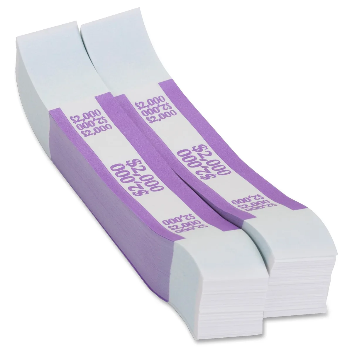 Coin-Tainer Coin-Tainer 402000 Currency Straps 2000 Dollars 1000 per Box — product photo