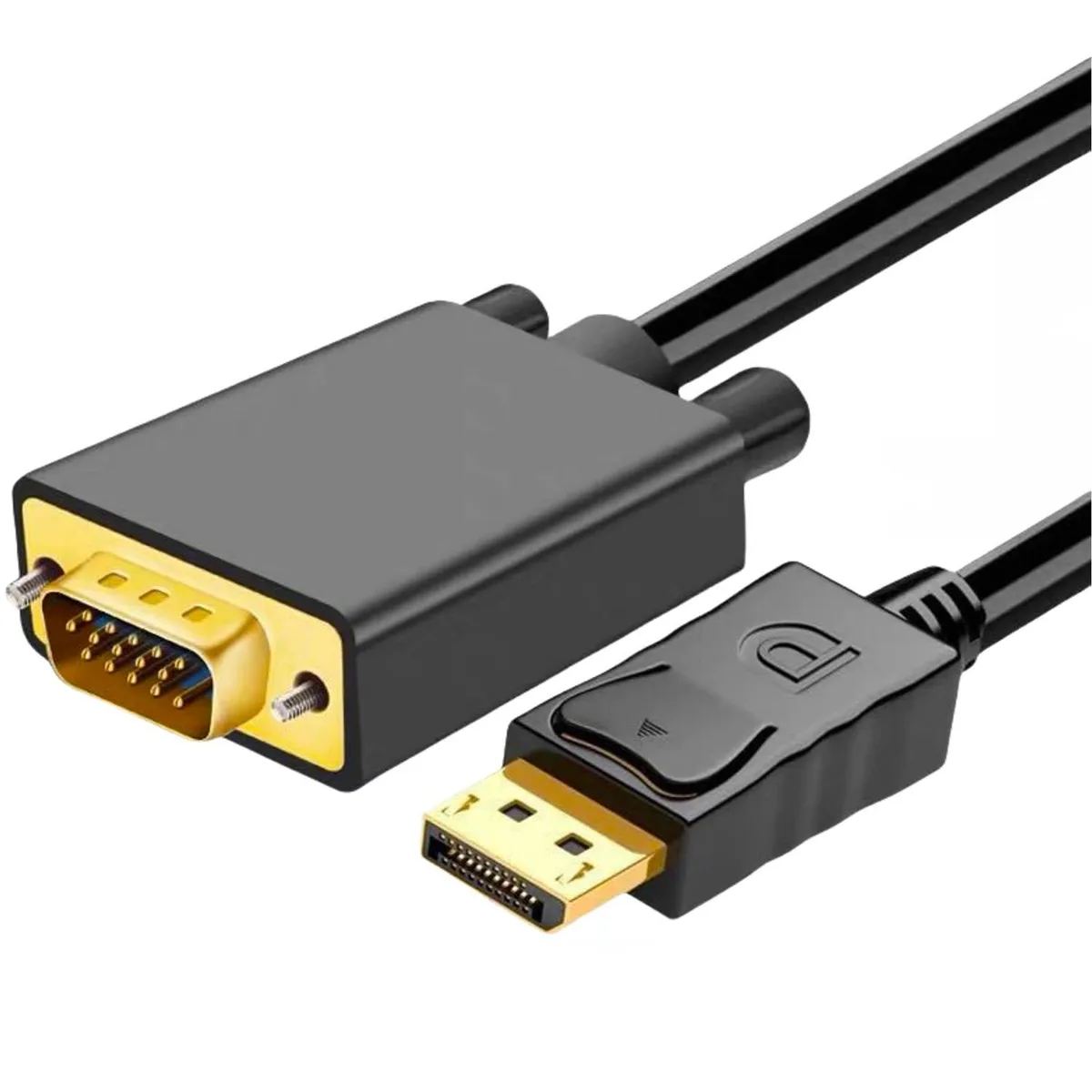 Vszerda Vszerda DisplayPort to VGA cable 6 ft 1920x1080 @60Hz — product photo