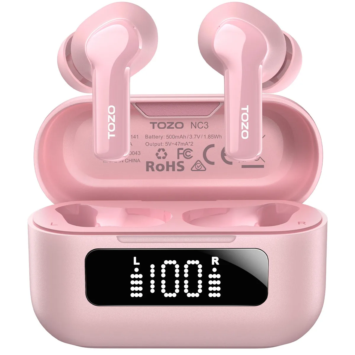 TOZO Store TOZO NC3 Wireless Earbuds Pink — product photo