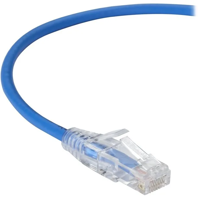 Black Box Innovations Black Box Innovations C6PC28BL01 1ft 28-AWG Cat6 UTP network ethernet cable Blue — product photo