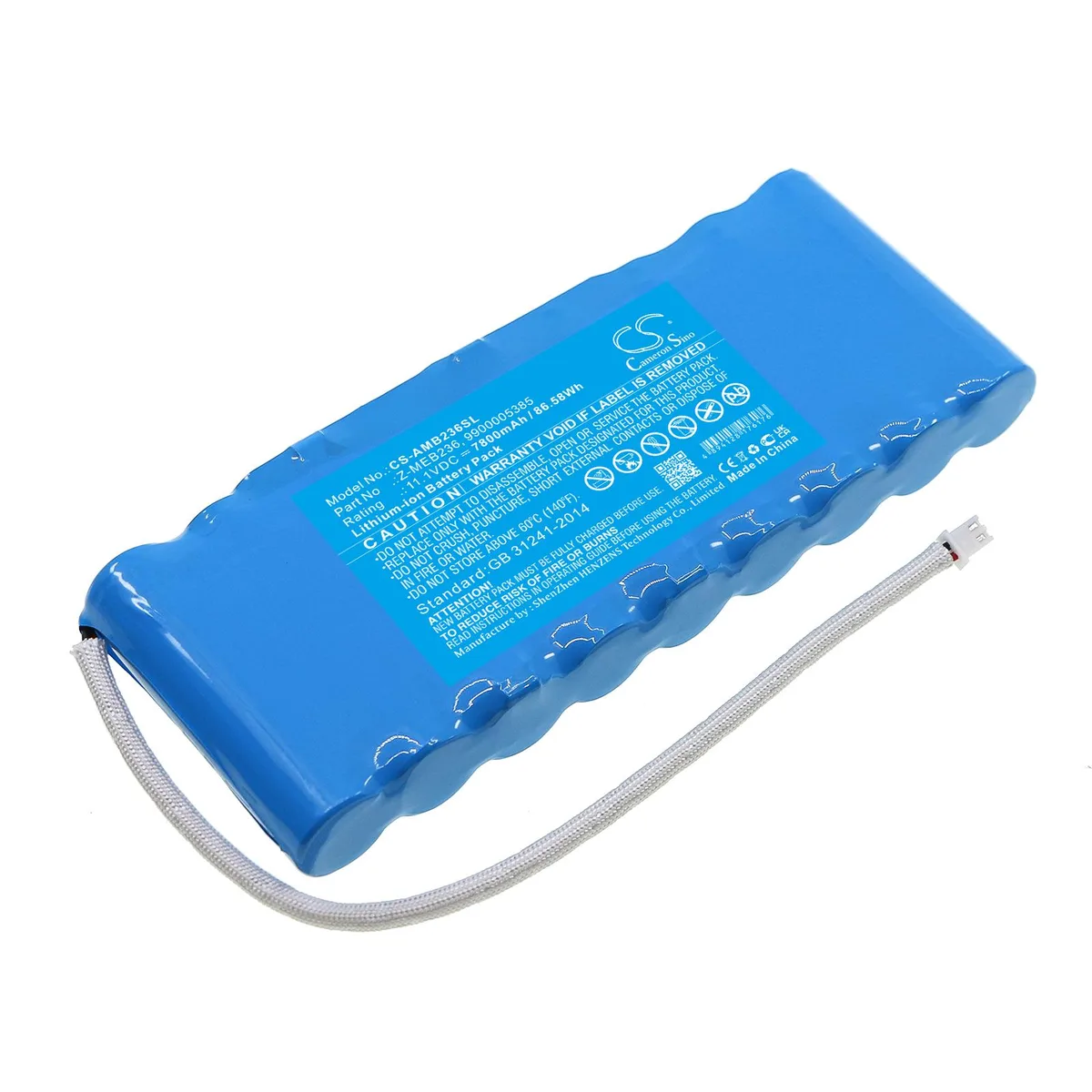 Cameron &amp; Co Cameron &amp; Co DS-CS-AMB236SL 11.1V 7800mAh Blue video accessory — product photo