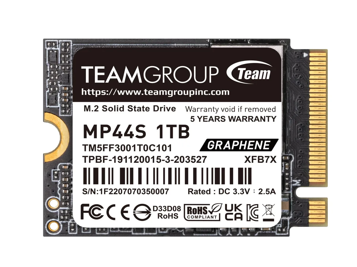 Team Group Team Group MP44S TM5FF3001T0C101 1TB M.2 2230 internal SSD — product photo
